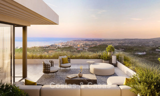 Modernistische, off-plan appartementen met fenomenaal zeezicht te koop in Mijas, Costa del Sol 780068 