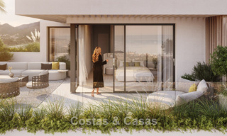 Modernistische, off-plan appartementen met fenomenaal zeezicht te koop in Mijas, Costa del Sol 780071 