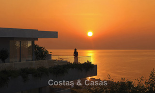 Modernistische, off-plan appartementen met fenomenaal zeezicht te koop in Mijas, Costa del Sol 780072 