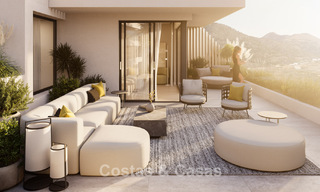 Modernistische, off-plan appartementen met fenomenaal zeezicht te koop in Mijas, Costa del Sol 780082 