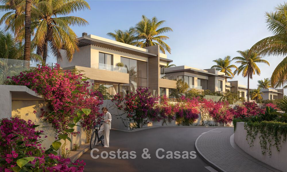 Luxueuze, moderne, off-plan villa’s met onbelemmerd zeezicht te koop in Mijas, Costa del Sol 780087