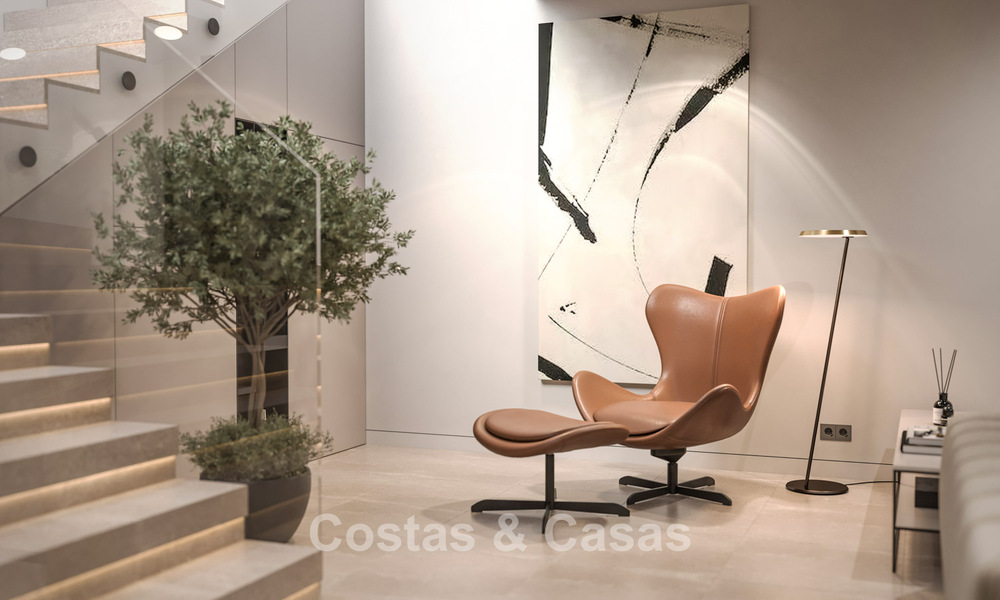 Luxueuze, moderne, off-plan villa’s met onbelemmerd zeezicht te koop in Mijas, Costa del Sol 780089