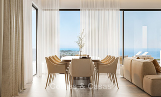 Luxueuze, moderne, off-plan villa’s met onbelemmerd zeezicht te koop in Mijas, Costa del Sol 780101 