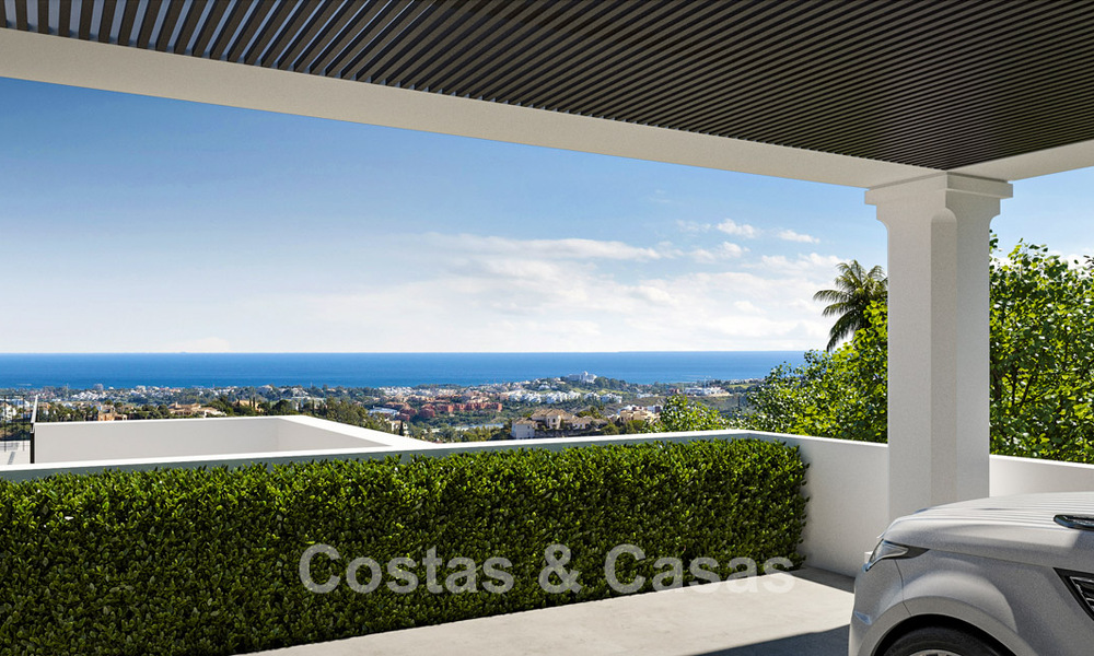 Exclusieve luxevilla met een klasssieke, eigentijdse-Andalusische architectuur te koop in een beveiligde gemeenschap in Benahavis - Marbella 780387