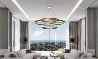 Exclusieve luxevilla met een klasssieke, eigentijdse-Andalusische architectuur te koop in een beveiligde gemeenschap in Benahavis - Marbella 780390 