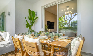 Gerenoveerd 3-slaapkamer tuinappartement op loopafstand van Puerto Banus in Nueva Andalucia, Marbella 780668 