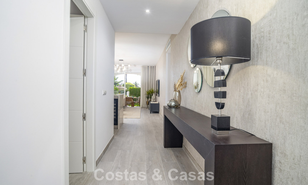 Gerenoveerd 3-slaapkamer tuinappartement op loopafstand van Puerto Banus in Nueva Andalucia, Marbella 780687