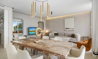 Luxueus, modern appartement met zeezicht te koop direct aan het strand in Estepona, Costa del Sol 780798 