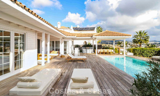 Instapklare, mediterrane gelijkvloerse villa te koop, in een golfomgeving van Benahavis - Marbella 780824 