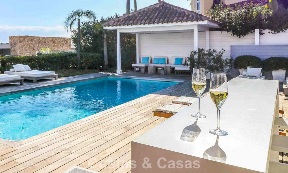 Instapklare, mediterrane gelijkvloerse villa te koop, in een golfomgeving van Benahavis - Marbella 780843