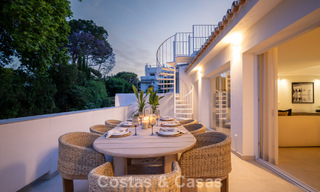 Charmant gerenoveerd townhouse te koop in de populaire golfenclave Aloha Golf, in Nueva Andalucia, Marbella 780848 