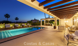 Instapklare, gelijkvloerse luxevilla te koop in Nueva Andalucia’s golfvallei, Marbella 780927 