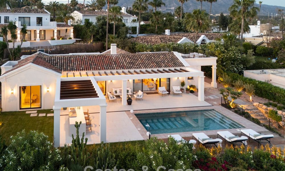 Instapklare, gelijkvloerse luxevilla te koop in Nueva Andalucia’s golfvallei, Marbella 780938
