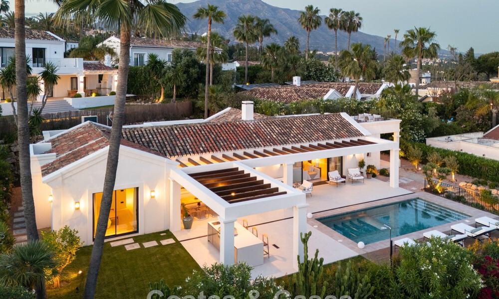Instapklare, gelijkvloerse luxevilla te koop in Nueva Andalucia’s golfvallei, Marbella 780939