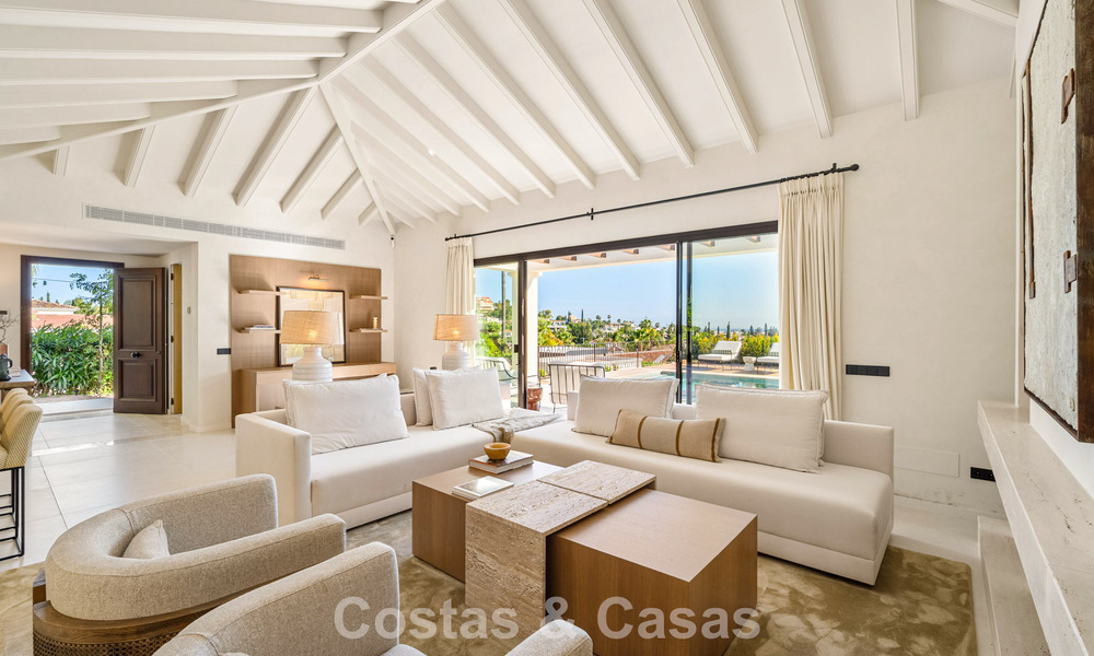 Instapklare, gelijkvloerse luxevilla te koop in Nueva Andalucia’s golfvallei, Marbella 780973