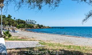 Instapklaar strandappartement met prachtig zeezicht te koop in het westelijke deel van Estepona 781092 