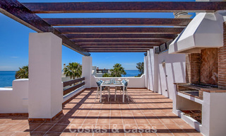 Luxe penthouse te koop aan het strand op de New Golden Mile tussen Marbella en Estepona 781274 