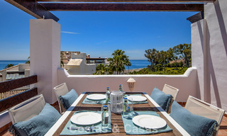 Luxe penthouse te koop aan het strand op de New Golden Mile tussen Marbella en Estepona 781286 