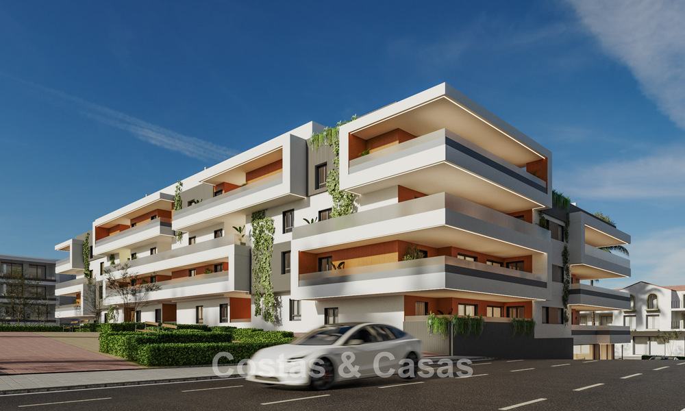 Nieuw project met stijlvolle appartementen te koop nabij het centrum en het strand van San Pedro, Marbella 781150