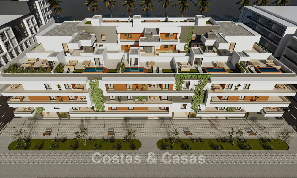 Nieuw project met stijlvolle appartementen te koop nabij het centrum en het strand van San Pedro, Marbella 781151
