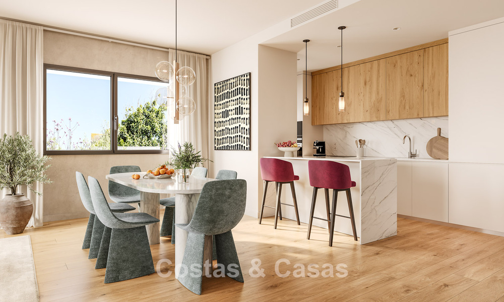 Lancering! Off-plan, moderne appartementen met zeezicht te koop in Casares Costa, Costa del Sol 781134