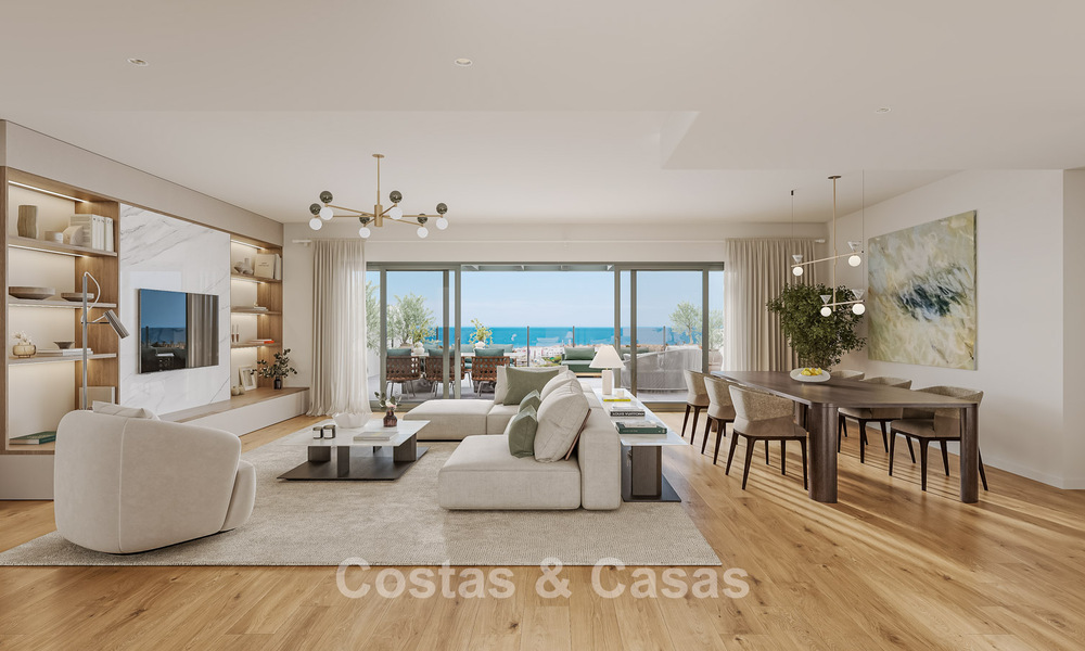Lancering! Off-plan, moderne appartementen met zeezicht te koop in Casares Costa, Costa del Sol 788226