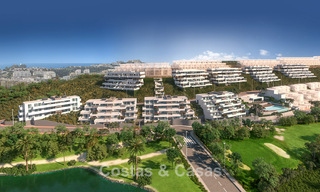 Nieuwe appartementen met zeezicht te koop op een steenworp van de golfbaan in La Cala de Mijas, Costa del Sol 781164 