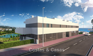 Nieuwe appartementen met zeezicht te koop op een steenworp van de golfbaan in La Cala de Mijas, Costa del Sol 781165 