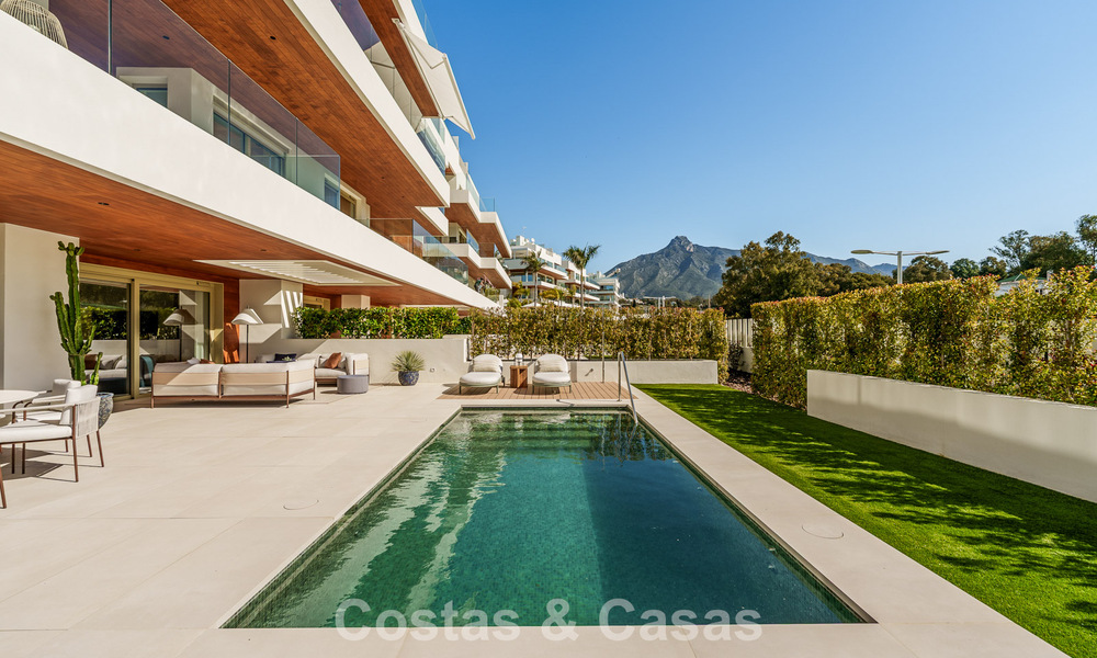 Superieur triplex appartement met privétuin en -zwembad te koop in het centrum van Marbella’s Golden Mile 781501
