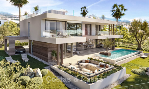 Moderne, luxe, nieuwbouwvilla te koop in een prestigieus golfresort in San Roque, Costa del Sol 781513