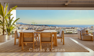 Lancering! Stijlvolle nieuwbouwappartementen te koop met panoramisch zeezicht vlakbij Estepona centrum 781390 