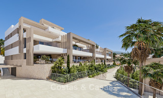 Lancering! Stijlvolle nieuwbouwappartementen te koop met panoramisch zeezicht vlakbij Estepona centrum 781397 