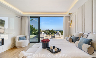 Instapklare, geavanceerde luxevilla te koop eerstelijnsgolf in Nueva Andalucia’s golfvallei, Marbella 781656 