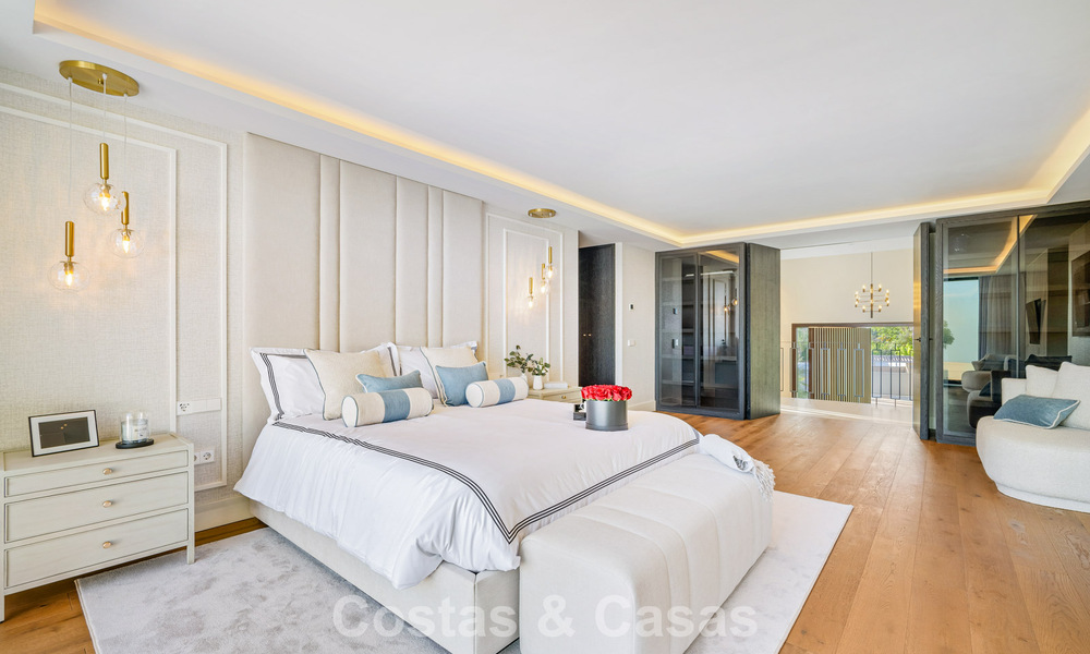 Instapklare, geavanceerde luxevilla te koop eerstelijnsgolf in Nueva Andalucia’s golfvallei, Marbella 781659
