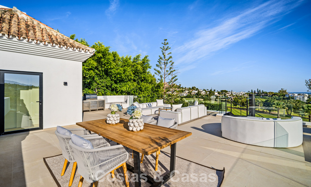 Instapklare, geavanceerde luxevilla te koop eerstelijnsgolf in Nueva Andalucia’s golfvallei, Marbella 781662