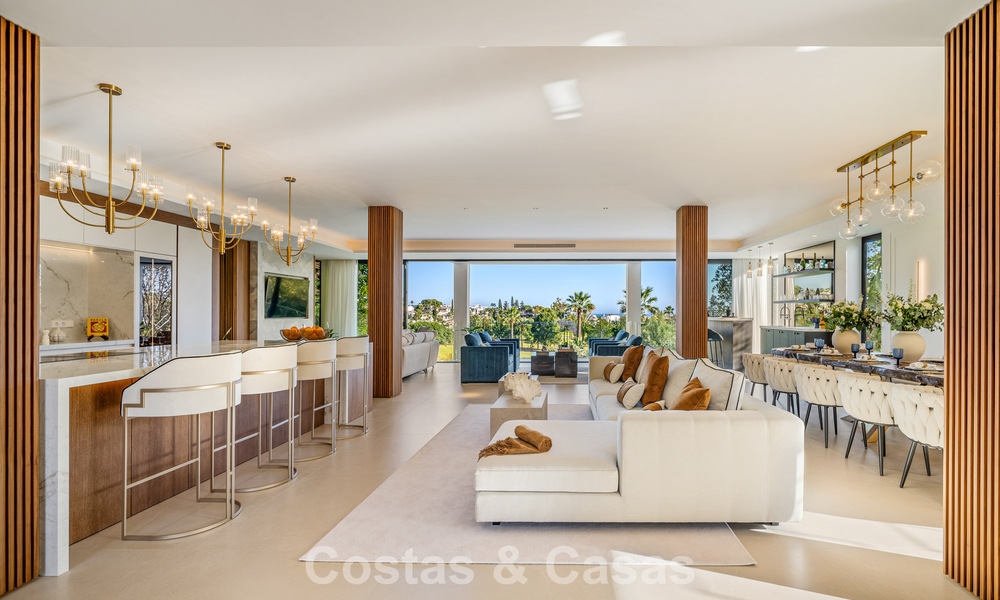Instapklare, geavanceerde luxevilla te koop eerstelijnsgolf in Nueva Andalucia’s golfvallei, Marbella 781666