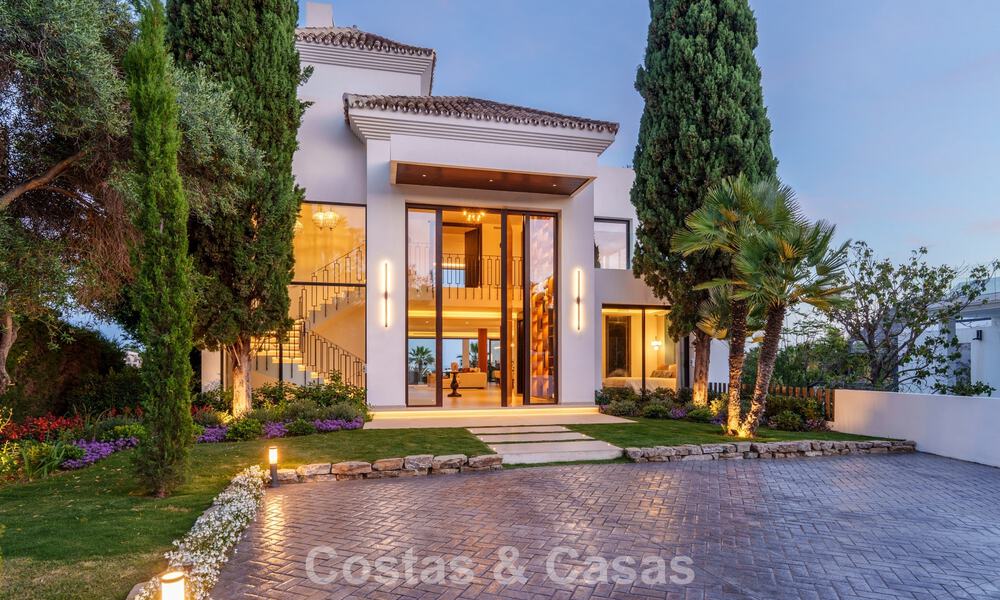 Instapklare, geavanceerde luxevilla te koop eerstelijnsgolf in Nueva Andalucia’s golfvallei, Marbella 781687