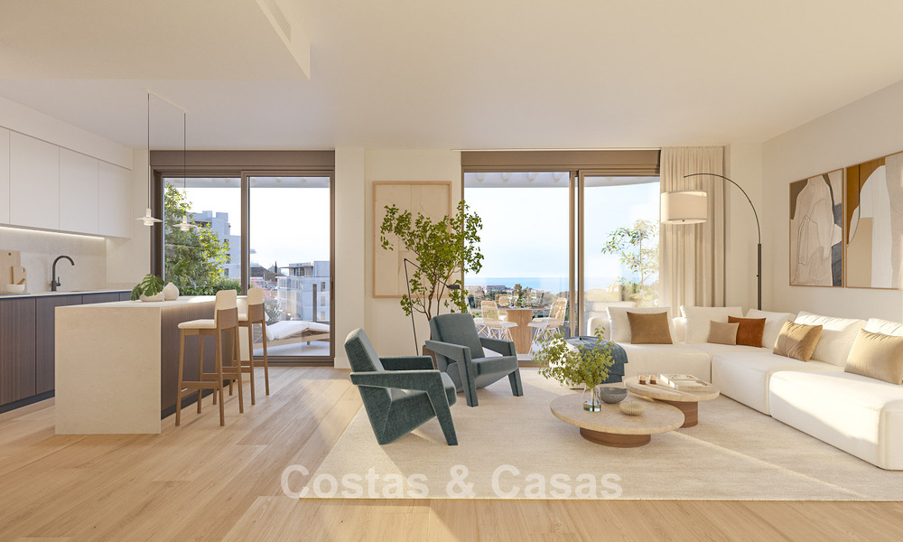 Pre-Lancering! Stijlvolle boutique appartementen te koop in Mijas Costa, Costa del Sol 781633