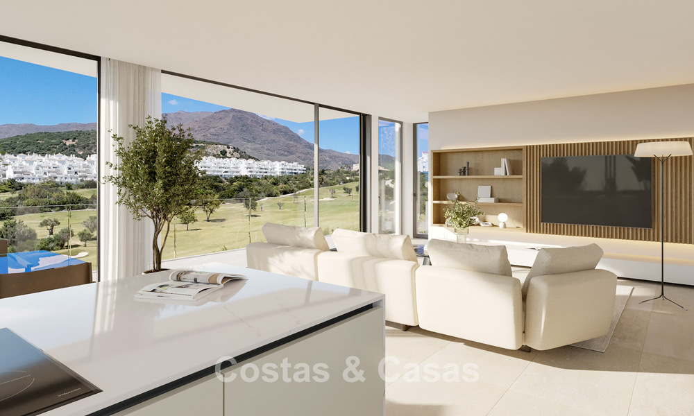 Nieuw op de markt! Hightech designervilla’s te koop in een begeerde golfomgeving nabij het centrum van Estepona 781758