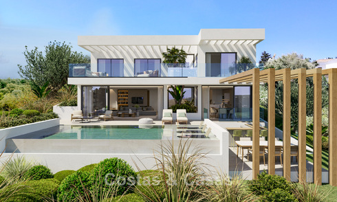 Nieuw op de markt! Hightech designervilla’s te koop in een begeerde golfomgeving nabij het centrum van Estepona 781760