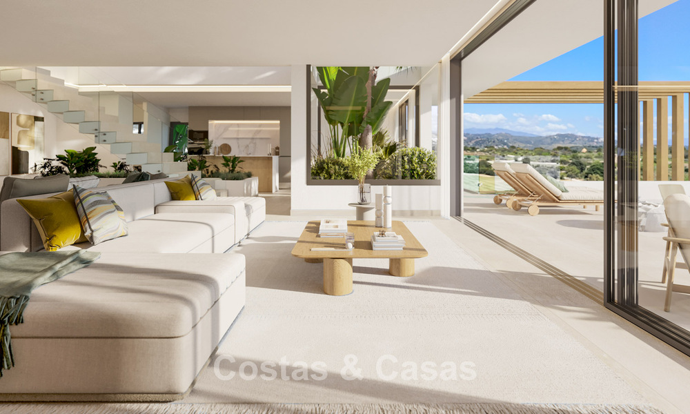 Nieuw op de markt! Hightech designervilla’s te koop in een begeerde golfomgeving nabij het centrum van Estepona 781761