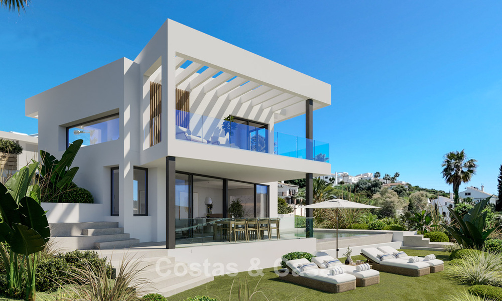 Nieuw op de markt! Hightech designervilla’s te koop in een begeerde golfomgeving nabij het centrum van Estepona 781767