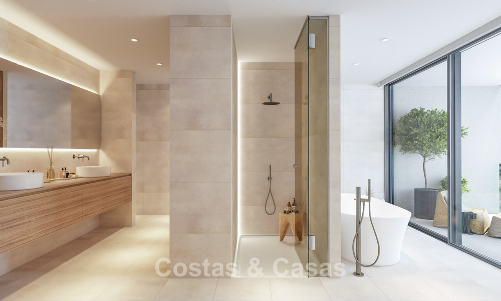 State-of-the-art designvilla van topklasse met vrij zeezicht te koop in de heuvels van Marbella - Benahavis 781707