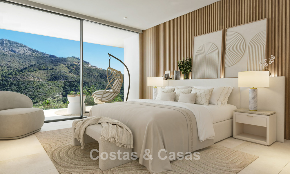 State-of-the-art designvilla van topklasse met vrij zeezicht te koop in de heuvels van Marbella - Benahavis 781709