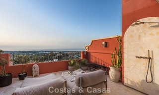 Instapklaar duplex penthouse, modern gerenoveerd, met formidabel zeezicht te koop in Marbella - Benahavis 782394 