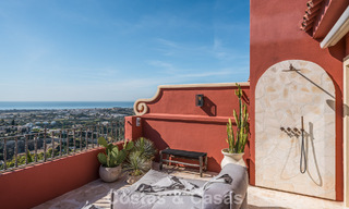 Instapklaar duplex penthouse, modern gerenoveerd, met formidabel zeezicht te koop in Marbella - Benahavis 782406 