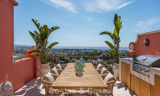 Instapklaar duplex penthouse, modern gerenoveerd, met formidabel zeezicht te koop in Marbella - Benahavis 782413 