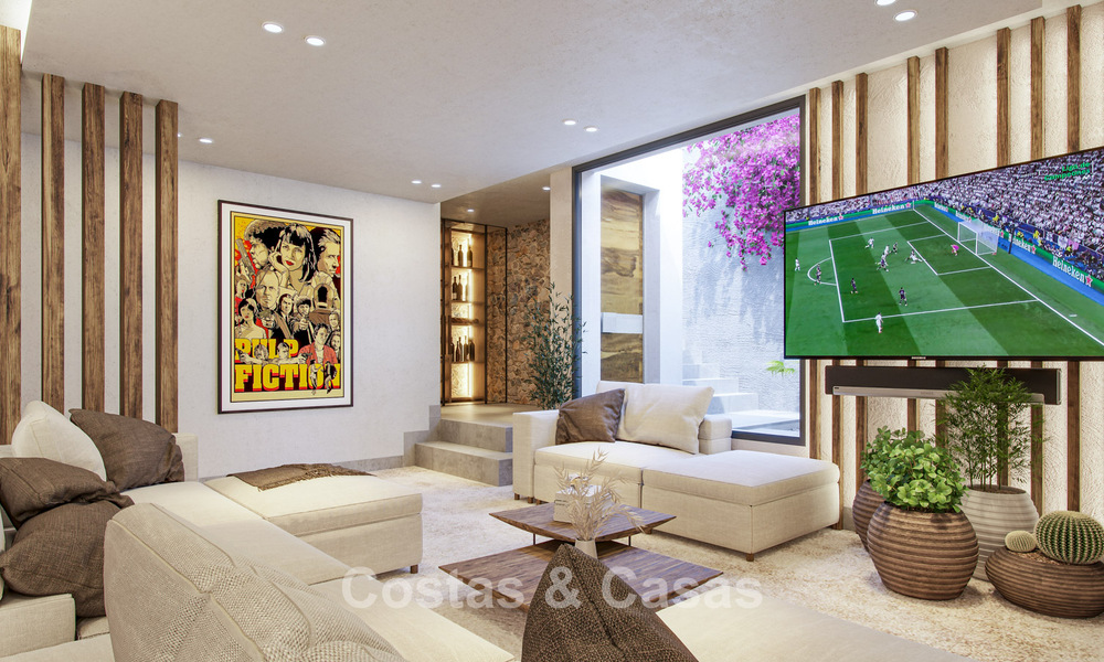 High-end nieuwbouwvilla met zeezicht te koop in een groene enclave ten oosten van Malaga centrum 782535