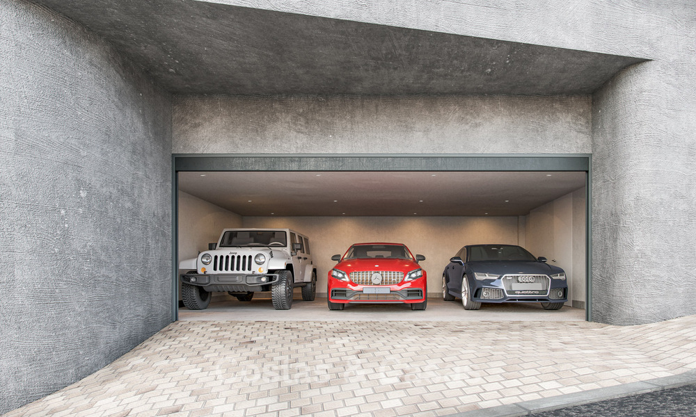 High-end nieuwbouwvilla met zeezicht te koop in een groene enclave ten oosten van Malaga centrum 782537