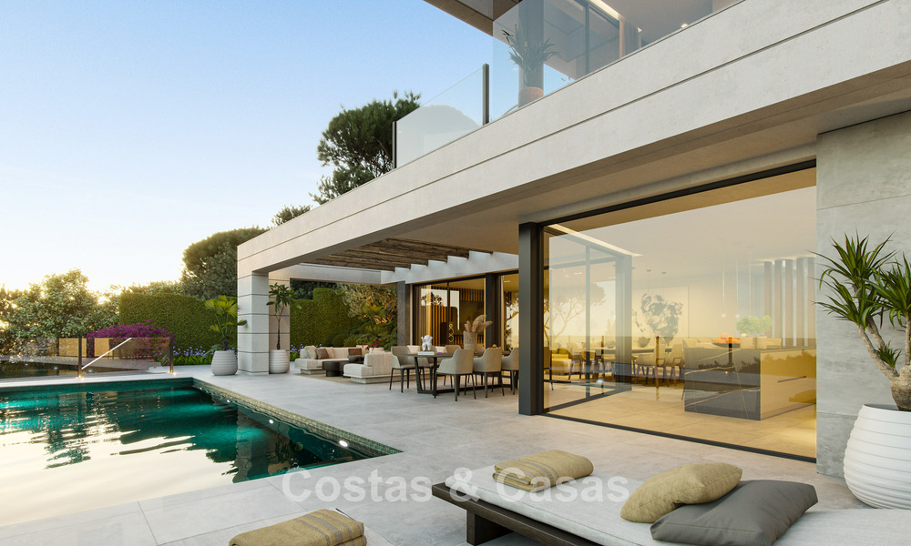 High-end nieuwbouwvilla met zeezicht te koop in een groene enclave ten oosten van Malaga centrum 782547